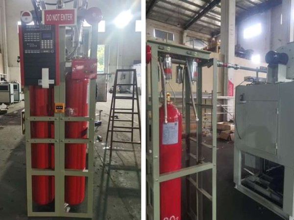 除塵器滅火裝置