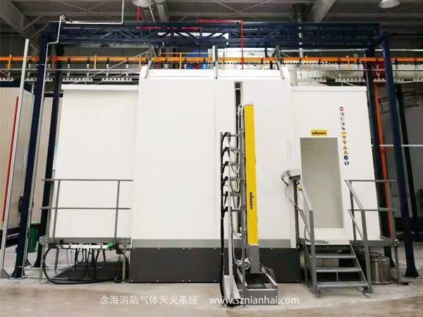 工業(yè)涂裝噴漆生產(chǎn)線(xiàn)氣體消防系統(tǒng)