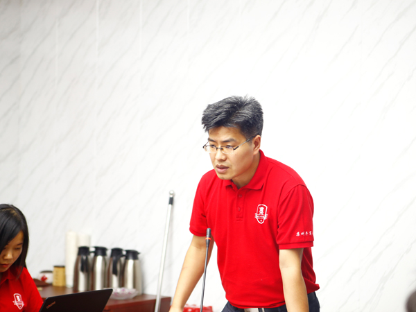 牛商爭霸賽戰(zhàn)狼隊學習-苗總講話