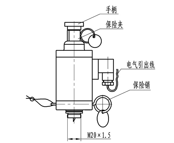 高壓二氧化碳滅火系統(tǒng)電磁型驅(qū)動裝置