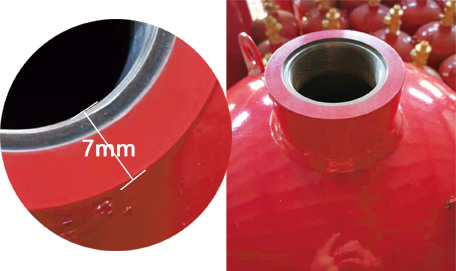 IG541氣體滅火鋼瓶厚度