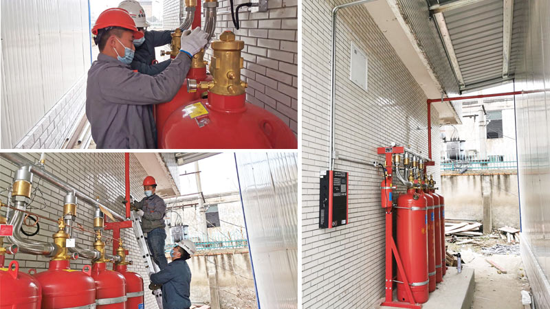汽車發(fā)動機實驗室管網(wǎng)七氟丙烷滅火系統(tǒng)